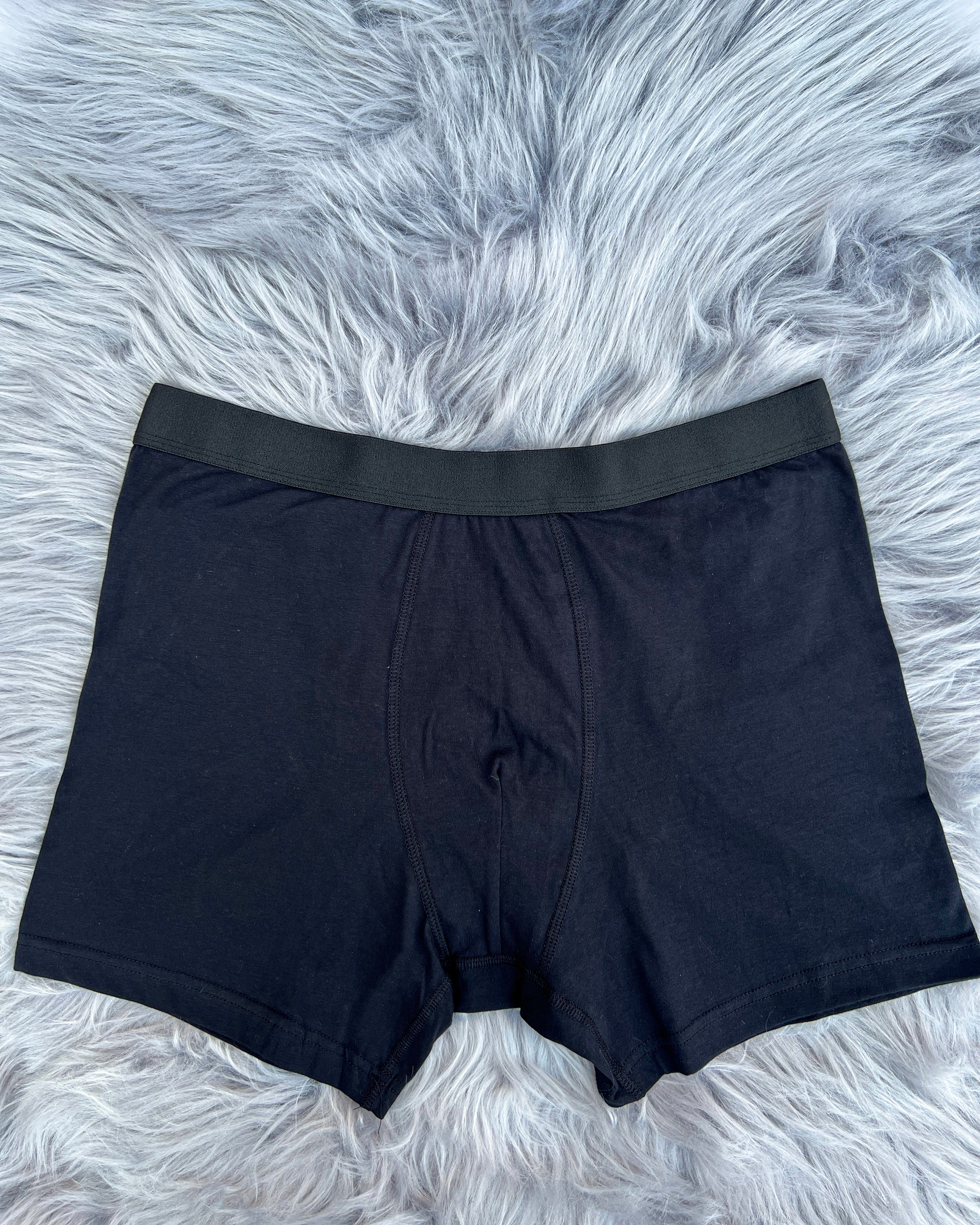 3 Pack Men Cotton Underwear Loose Mid-rise Boxer Briefs Breathable Comfort Panties Soft Skin-friendly Shorts