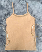 Pack of 3 Women & Girls Cotton Camisole Vest Tank Top – Soft Shameez Stretchable Sleeveless Innerwear Camisoles for Daily Wear & Layering